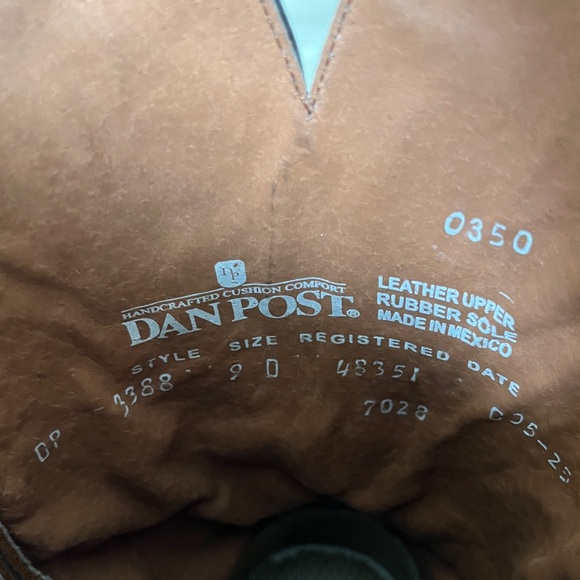 Dan Post Cottonwood Western Boots - Picture 2 of 4